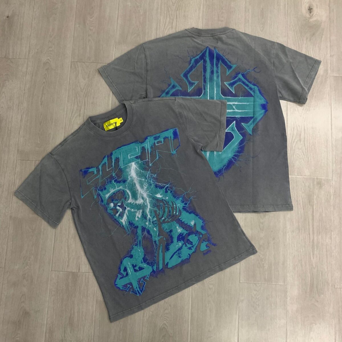 Guapi  Revived Tee T-shirt2026ss 新款时尚潮牌白墨直喷短袖