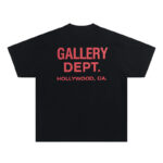 Gallery Dept新款经典基础款法文字母LOGO基础标语圆领短袖T恤夏