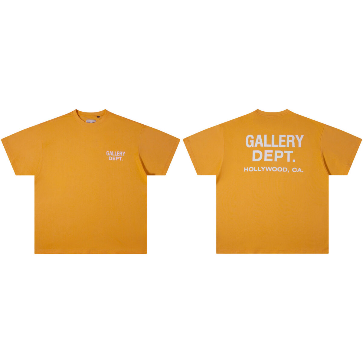 Gallery Dept新款经典基础款法文字母LOGO基础标语圆领短袖T恤夏