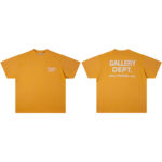 Gallery Dept新款经典基础款法文字母LOGO基础标语圆领短袖T恤夏