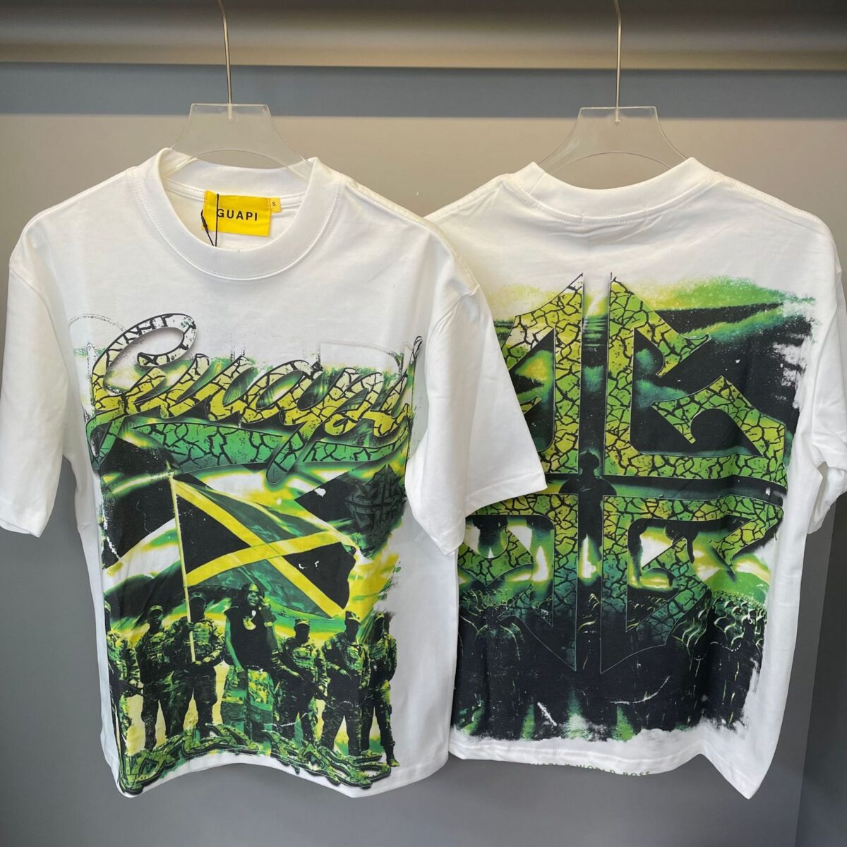 Guapi  Revived Tee T-shirt2026ss 新款时尚潮牌白墨直喷短袖