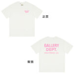 潮牌GALLERY DEPT DRIVE复古彩色高街印花宽松情侣夏季短袖T恤男