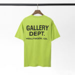 Gallery Dept新款经典基础款法文字母LOGO基础标语圆领短袖T恤夏