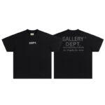 Gallery Dept新款经典基础款法文字母LOGO基础标语圆领短袖T恤夏