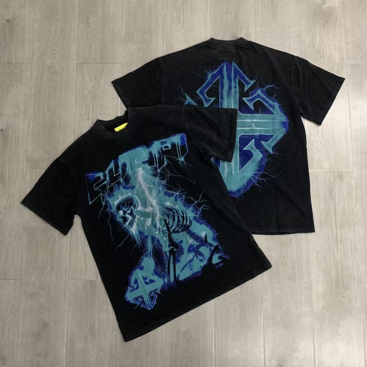 Guapi  Revived Tee T-shirt2026ss 新款时尚潮牌白墨直喷短袖