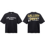 Gallery Dept新款经典基础款法文字母LOGO基础标语圆领短袖T恤夏
