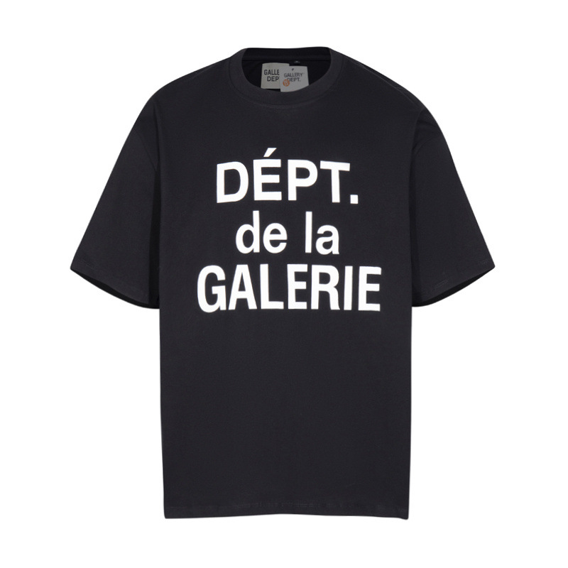 Gallery Dept新款经典基础款法文字母LOGO基础标语圆领短袖T恤夏