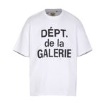 Gallery Dept新款经典基础款法文字母LOGO基础标语圆领短袖T恤夏