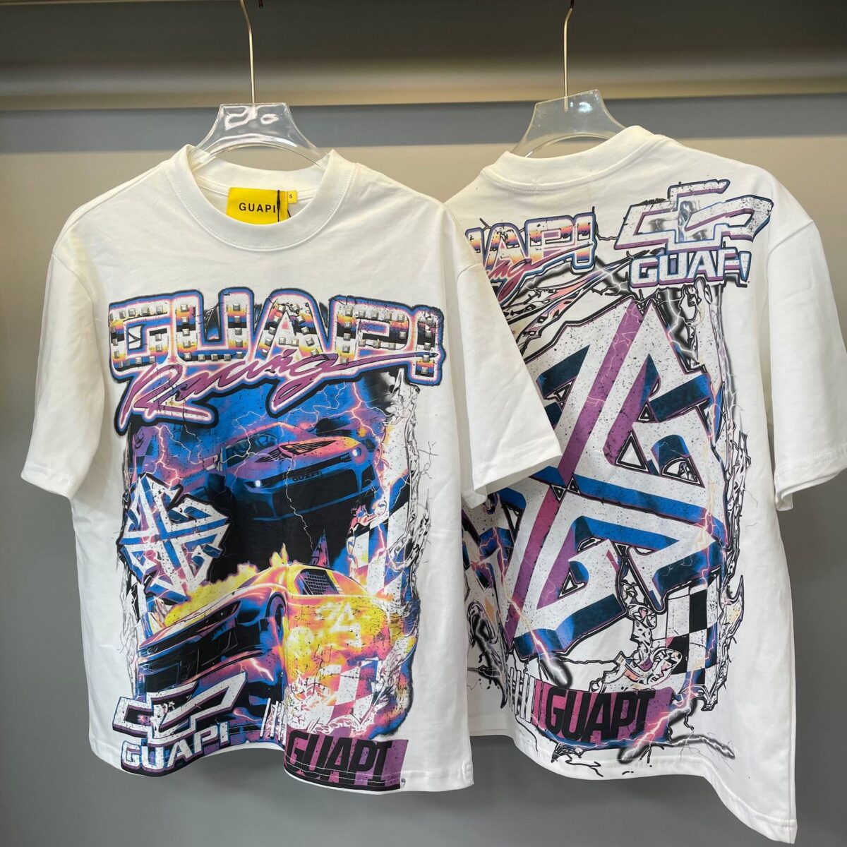 Guapi  Revived Tee T-shirt2026ss 新款时尚潮牌白墨直喷短袖