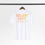 Gallery Dept新款经典基础款法文字母LOGO基础标语圆领短袖T恤夏