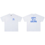 Gallery Dept新款经典基础款法文字母LOGO基础标语圆领短袖T恤夏