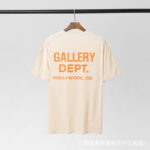 Gallery Dept新款经典基础款法文字母LOGO基础标语圆领短袖T恤夏