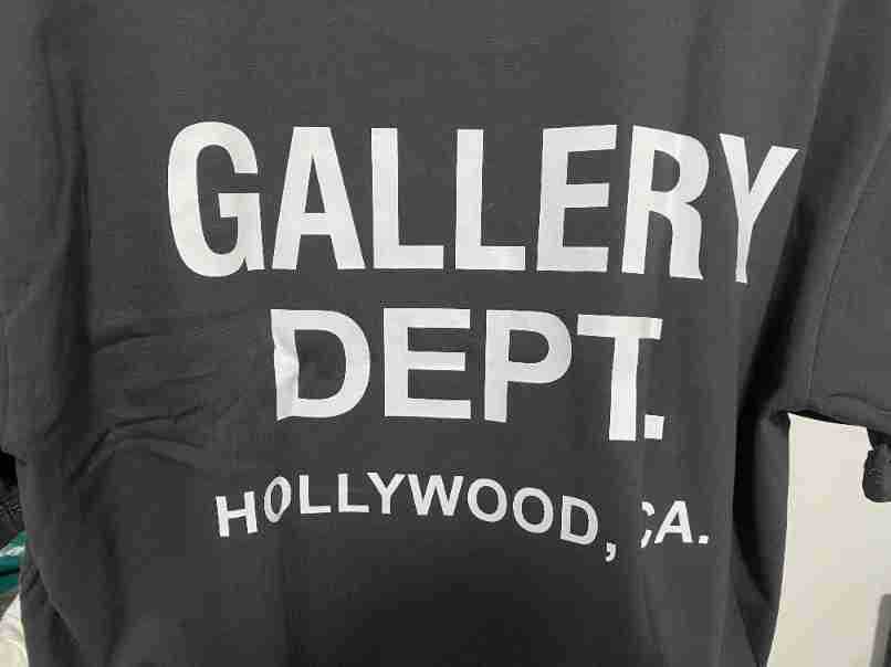 正确版GALLERY DEPT美潮扎染洗水高品质印花短袖高街涂鸦T恤