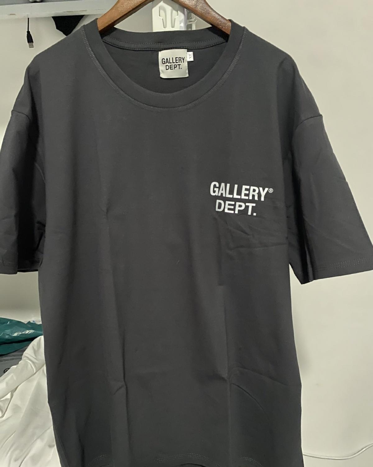 正确版GALLERY DEPT美潮扎染洗水高品质印花短袖高街涂鸦T恤