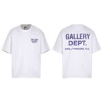 PDD 200f207777c6a133cf40 Gallery dept美式潮牌印花短袖Vintage夏季宽松渐变烫金高街T恤男