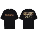 PDD 23e675192b8a09b220aa Gallery dept美式潮牌印花短袖Vintage夏季宽松渐变烫金高街T恤男