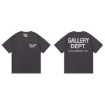 正确版GALLERY DEPT美潮扎染洗水高品质印花短袖高街涂鸦T恤