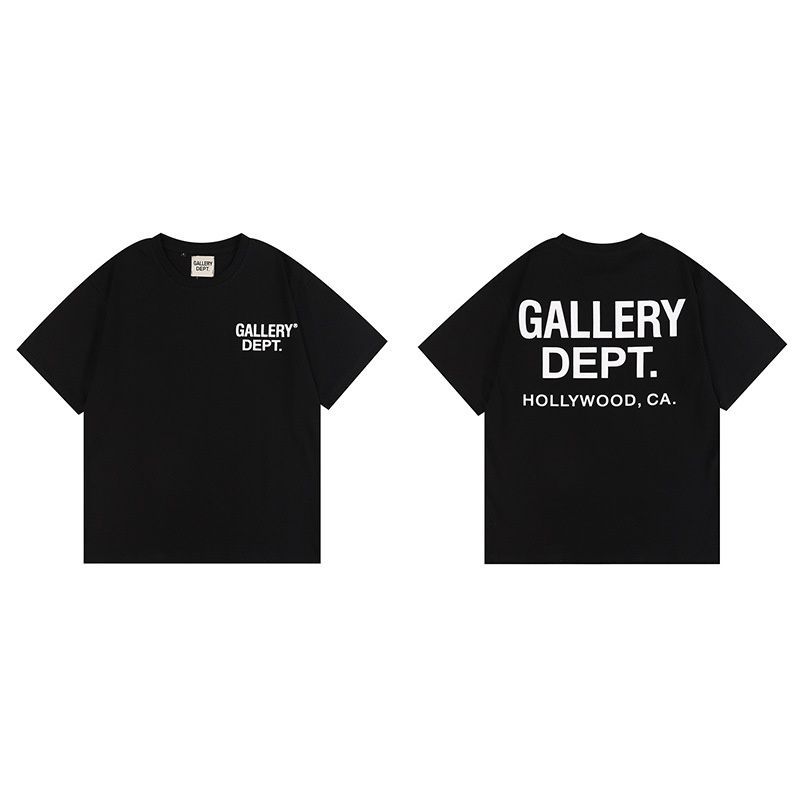 正确版GALLERY DEPT美潮扎染洗水高品质印花短袖高街涂鸦T恤