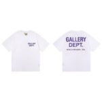 正确版GALLERY DEPT美潮扎染洗水高品质印花短袖高街涂鸦T恤