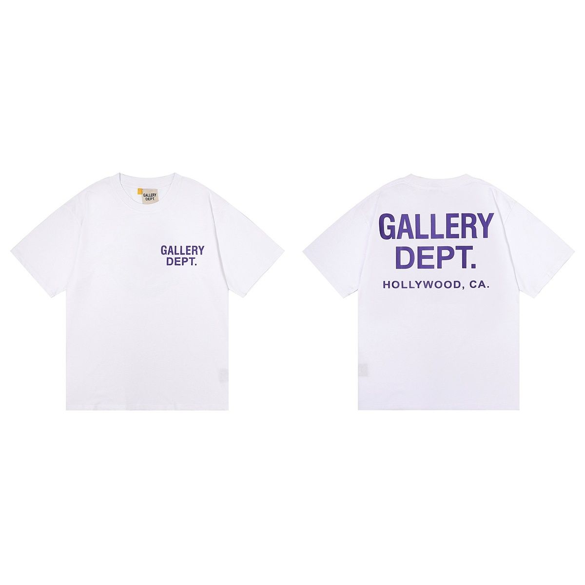 正确版GALLERY DEPT美潮扎染洗水高品质印花短袖高街涂鸦T恤