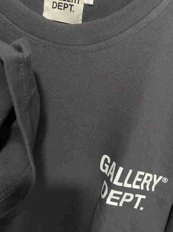正确版GALLERY DEPT美潮扎染洗水高品质印花短袖高街涂鸦T恤