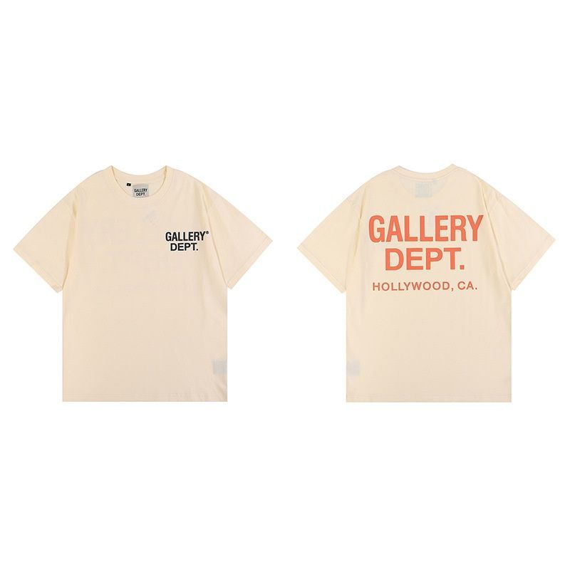 正确版GALLERY DEPT美潮扎染洗水高品质印花短袖高街涂鸦T恤