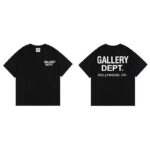 正确版GALLERY DEPT美潮扎染洗水高品质印花短袖高街涂鸦T恤