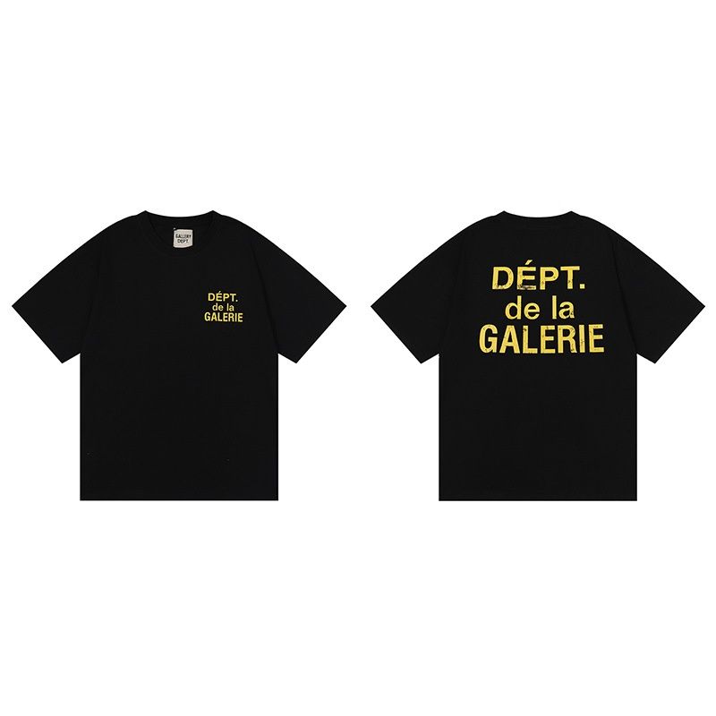 正确版GALLERY DEPT美潮扎染洗水高品质印花短袖高街涂鸦T恤