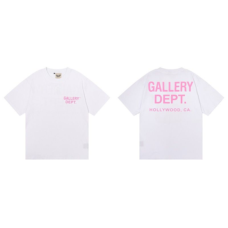 正确版GALLERY DEPT美潮扎染洗水高品质印花短袖高街涂鸦T恤