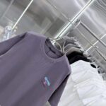 P85 1V 2026秋冬新款重磅360克 logo绣花 圆领短袖t恤 上身超舒服🔥男女同款 S M L XL XXL 五个码 黑色 白色 灰色