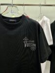 P95 1V 2026夏新款 经典绣花320克圆领短袖tee 实物很棒男女同款宽松版 尺码S M L XL XXL 五个码 黑色 白色 咖啡色