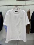 P95 1V 2026夏新款 绣花320克圆领短袖tee 实物很棒男女同款宽松版 尺码S M L XL XXL 五个码 黑色 白色