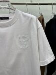 P95 1V 2026夏新款 绣花320克圆领短袖tee 实物很棒男女同款宽松版 尺码S M L XL XXL 五个码 黑色 白色