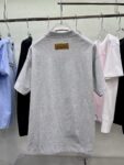 P90 1V 26ss春夏新款 波珠刺绣系列短袖设计 男女同款宽松版 颜色：黑 白 灰 粉 尺码：S M L XL XXL