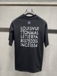 P100 Louis Vuitton 26ss春夏新款 印花圆领短袖 -颜色：黑色 白色 -码数：XS S M L -款号：2669