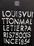 P100 Louis Vuitton 26ss春夏新款 印花圆领短袖 -颜色：黑色 白色 -码数：XS S M L -款号：2669
