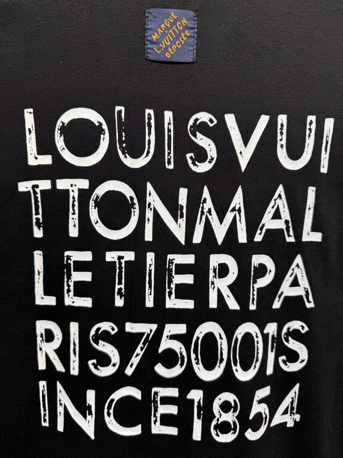 P100 Louis Vuitton 26ss春夏新款 印花圆领短袖 -颜色：黑色 白色 -码数：XS S M L -款号：2669