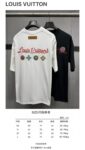 P125 Louis Vuitton 26ss 春夏新款 刺绣款圆领短袖 -码数：XS S M L -颜色：黑色 白色