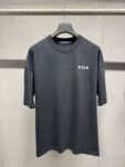 P130 Louis Vuitton 26ss 春夏新款 刺绣圆领短袖 -码数：XS S M L -颜色：黑色 白色