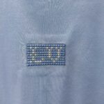 P75 LV* 2026新款 精致绣花小logo 300g短袖t恤 宽松版型男女同款 尺码 S M L XL XXL 黑色 白色 浅蓝