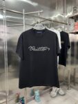 P65 LV SS26 早春男士新款短袖 珠管绣花圆领上衣 尺码S M L XL