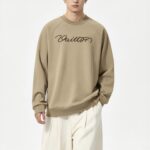 P125 《𝙉𝙚𝙬⚜️LV-路易》 2026*秋冬新款长袖卫衣 460克重磅新疆棉长袖卫衣贴皮印花，徽章，男女同款 尺码：S M L XL 颜色：杏色 黑色 浅咖色 白色 卡其色 立即抢购👉