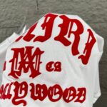 P80 Amiri*埃米尔 2026早春夏季新款 定制平纹纯棉双纱面料 短袖T恤 经典字母发泡工艺 男女同款 颜色：黑色 白色 尺码： S （90-130斤） M （120-150斤） L （140-165斤） XL （160-180斤） XXL （180-210斤）