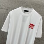 P80 Amiri*埃米尔 2026早春夏季新款 定制平纹纯棉双纱面料 短袖T恤 经典字母发泡工艺 男女同款 颜色：黑色 白色 尺码： S （90-130斤） M （120-150斤） L （140-165斤） XL （160-180斤） XXL （180-210斤）