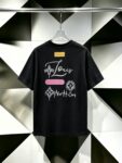 P80 Louis Vuitton*LV2026最新款短袖T恤 材质:采用300g高支高密双纱精梳棉 工艺：宽松版型前后幅重工刺绣🪡 内里贴布刺绣🪡 尺寸:S M L XL XXL 颜色:黑色