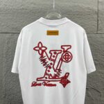 weigou_177357_5_ac87ad3c1f P80 1v 路易*2026春夏新款 经典大lv字母立体刺绣+印花工艺设计 定制双纱平纹纯棉面料 短袖T恤 男女同款 颜色:黑色 白色 尺码: S (90-130斤) M (120-150斤) L (140-165斤) XL (160-180斤) XXL (180-210斤)