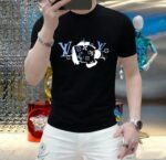 P70 品牌： LV (胖子福音)原单男士休闲短袖T恤，2026春夏新品，定制胸前顶级logo 工艺、搭配整件细节 品质及剪裁设计都堪称一流，定制进口丝光棉面料！型格十足，配色轻熟百搭。M-5XL(穿到220斤)