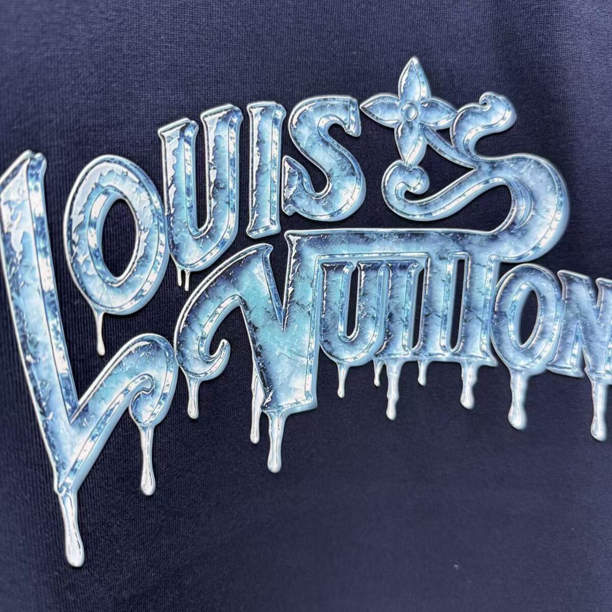 P75 LOUIS* 路易LV* 2026春夏新款短袖T恤 定制纯棉字母logo厚板 颜色：黑色 白色 深蓝 深红 码数：S M L XL XXL