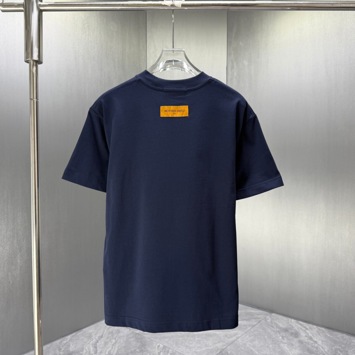 P75 LOUIS* 路易LV* 2026春夏新款短袖T恤 定制纯棉字母logo厚板 颜色：黑色 白色 深蓝 深红 码数：S M L XL XXL