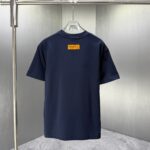 P75 LOUIS* 路易LV* 2026春夏新款短袖T恤 定制纯棉字母logo厚板 颜色：黑色 白色 深蓝 深红 码数：S M L XL XXL